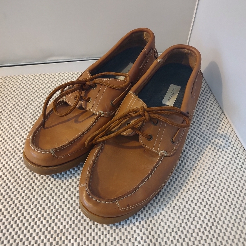 Croft & Barrow Men's Size 11 Boat Shoes Leather Upper